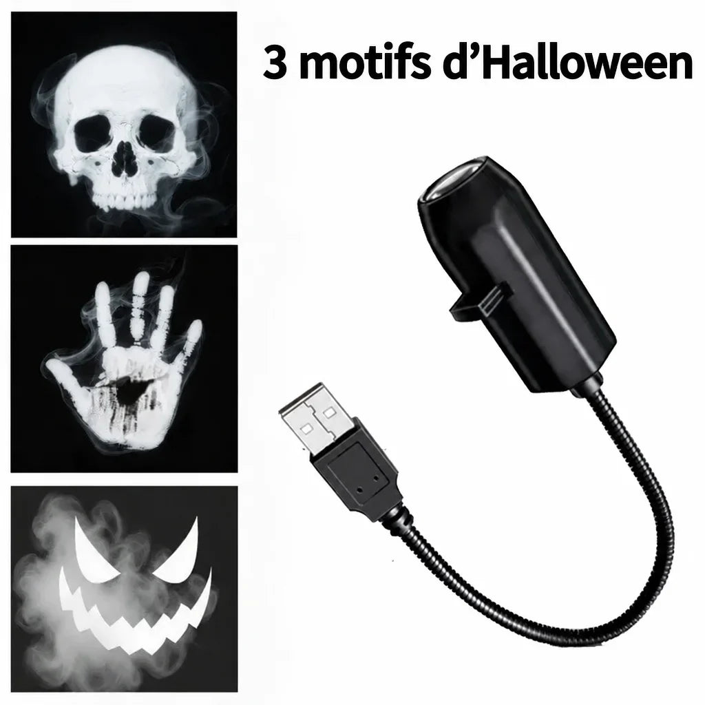 [Scale AI] mood_variant, HauntGlow — Halloween Projector Light, USB, Swappable Patterns