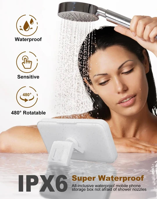 Support de téléphone étanche générique, support de téléphone douche