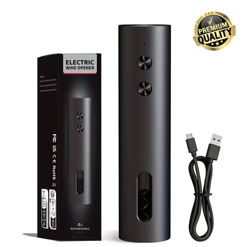 Tire-bouchon électrique rechargeable USB-C