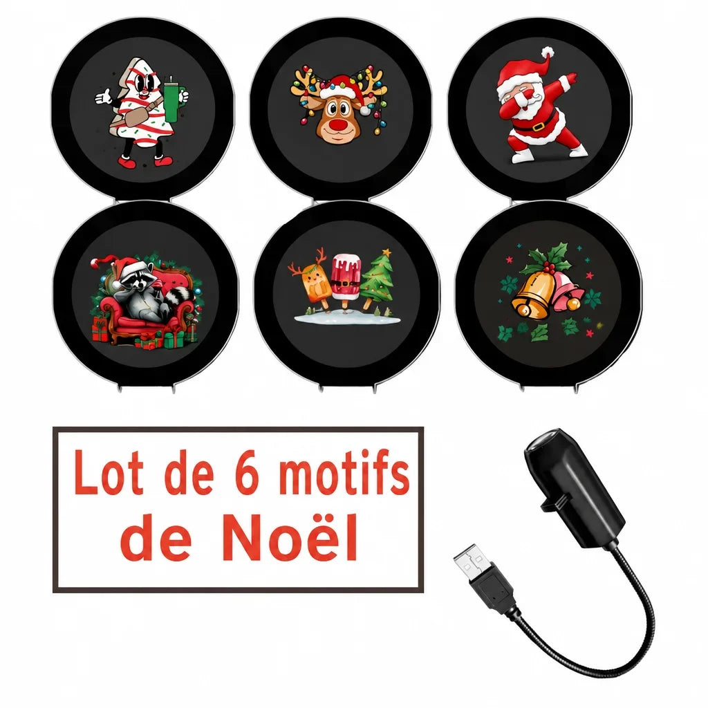 [Scale AI] mood_variant, HauntGlow — Halloween Projector Light, USB, Swappable Patterns